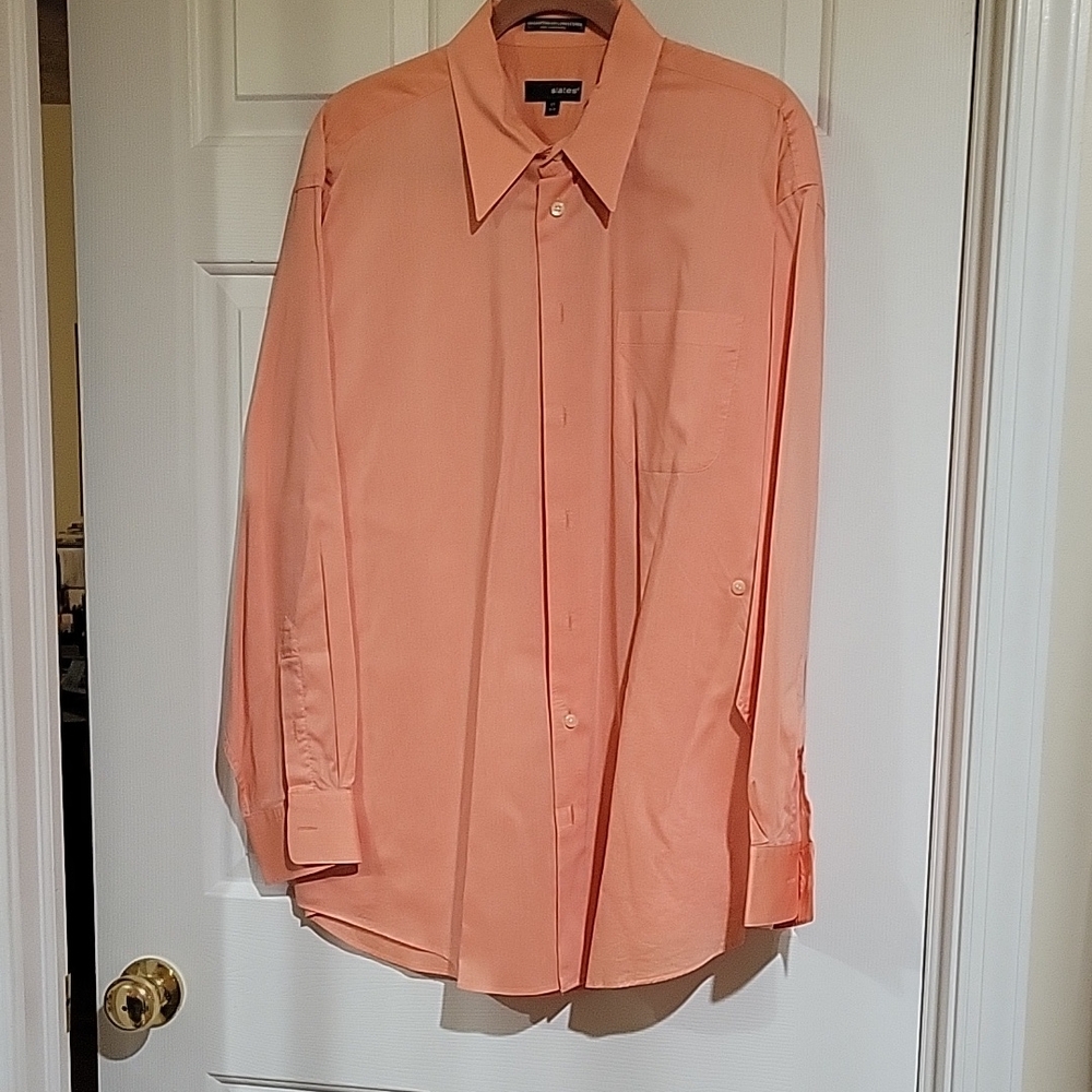Slates Man Shirt Size 17 / 34-35 New